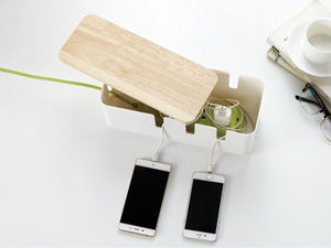 Lednings skjuler med bamboo træ låg.